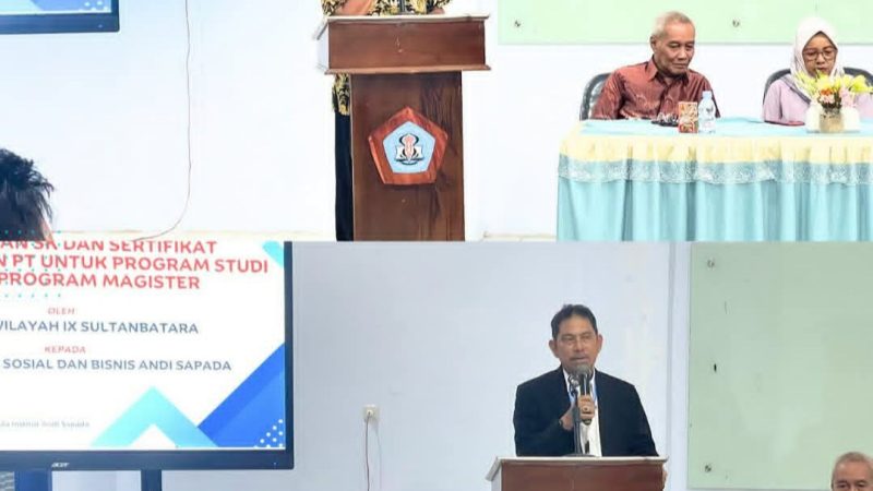 Terima SK Akreditasi BAN-PT, Rektor IAS Prof Bakhtiar Sebut Ini Tonggak Mutu Pendidikan Tinggi