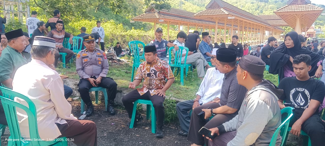 Patroli Dialogis Polsek Bacukiki, Pantau Kesiapan Pameran Otomotif-Melayat ke Rumah Warga Berduka