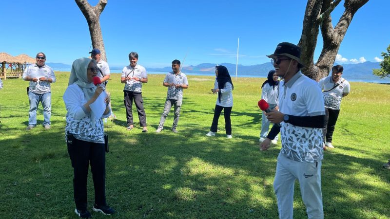 Perkuat Kekompakan Pegawai, Rutan Pinrang Gelar FMD dan Arisan Bulanan DWP di Pantai Al Fatih Stira Paradise