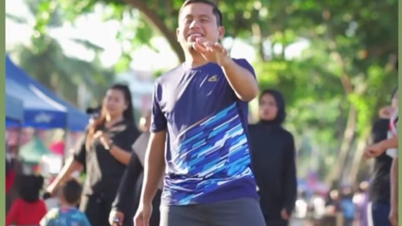 Walikota Parepare Ikut Senam Sumba di Pantaiku bersama Warga