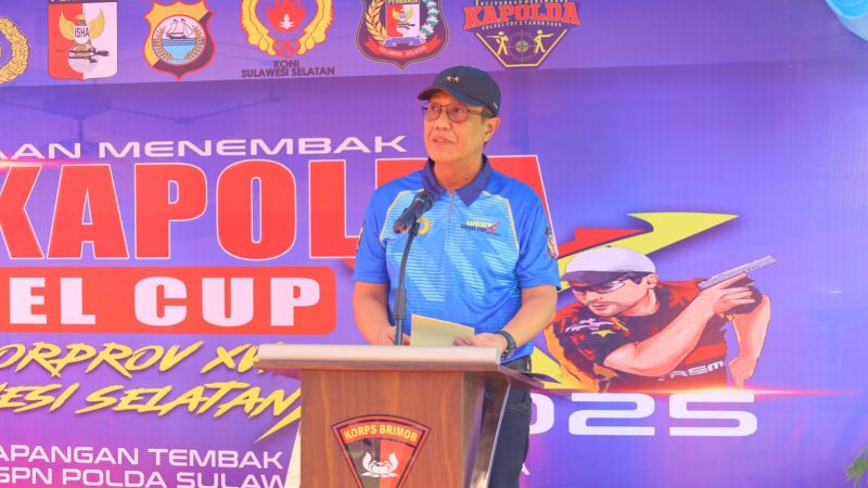 Kapolda Sulsel Buka Lomba Menembak Pra Porprov dan Kejuaraan Kapolda Sulsel Cup Tahun 2025