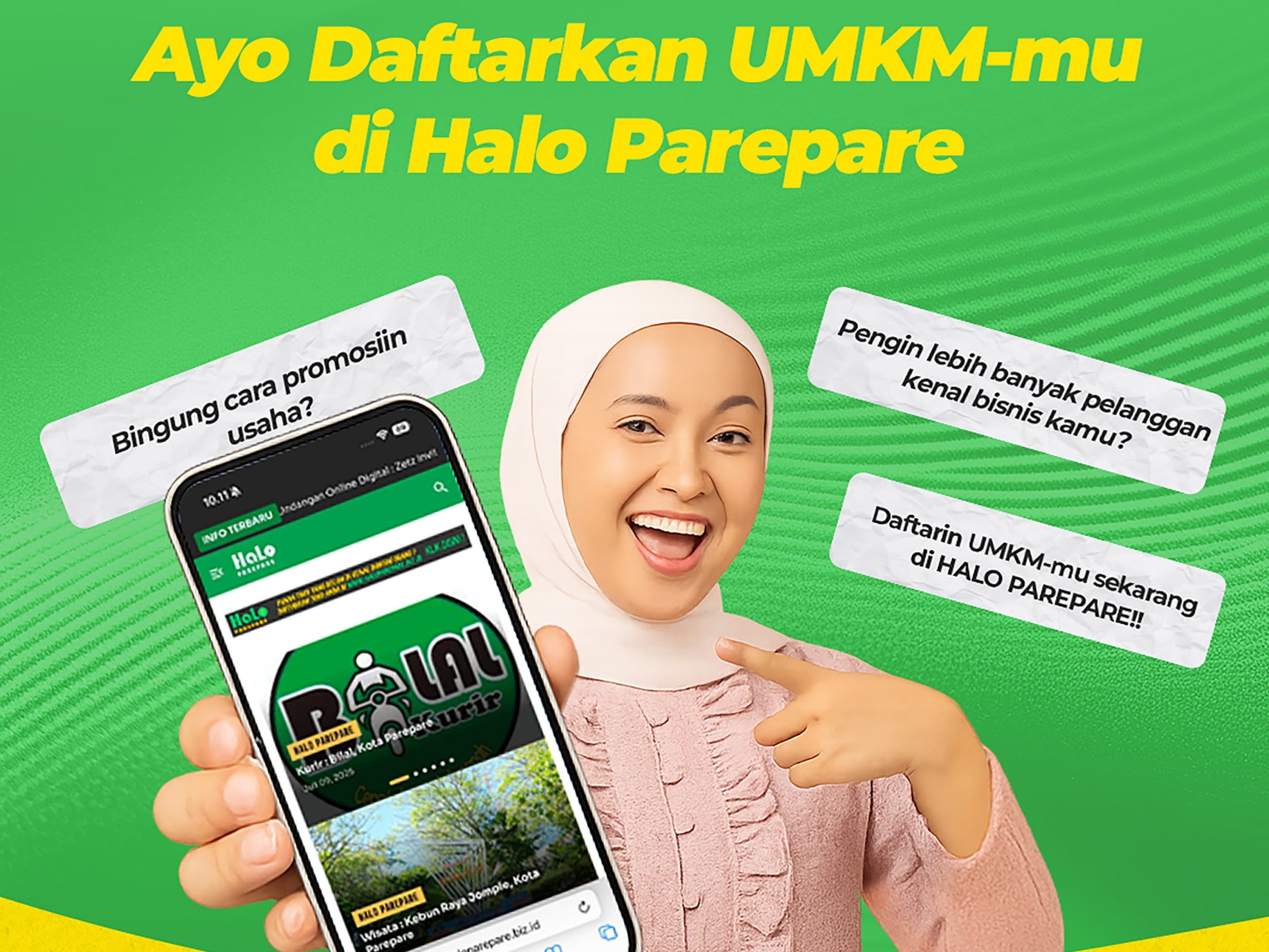 Bro Yusran Perkenalkan Halo Parepare, UMKM Kini Punya Rumah Digital
