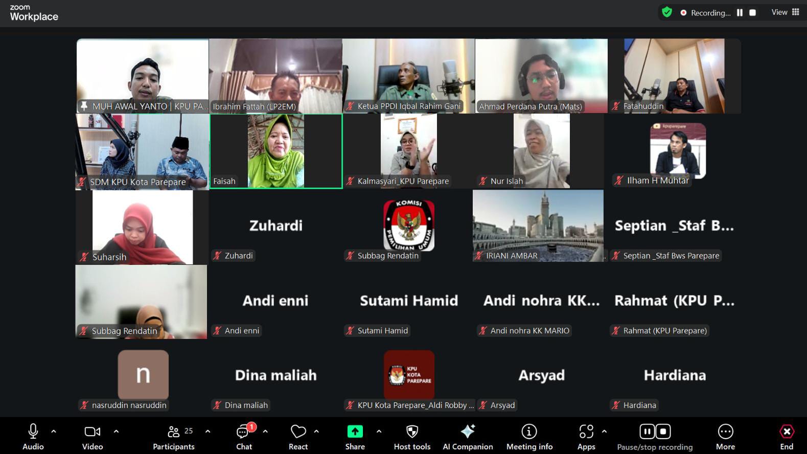 Webinar Inklusi Demokrasi KPU Parepare, Tingkatkan Suara Kelompok Rentan dan Marjinal