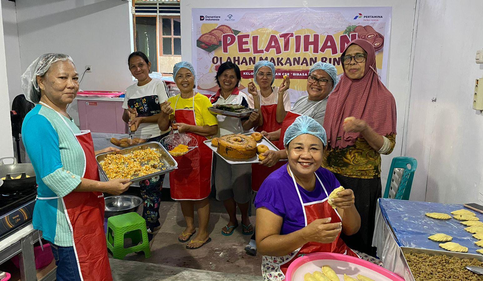 Pertamina Sulawesi Berdayakan Ibu-Ibu BIBASA GO ROA Lewat Pelatihan Olahan Makanan Khas Lokal