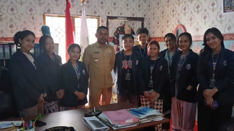 Lurah Bonto-Bonto Terima Kunjungan Kelompok Mahasiswa KKN Unibos Angkatan 59
