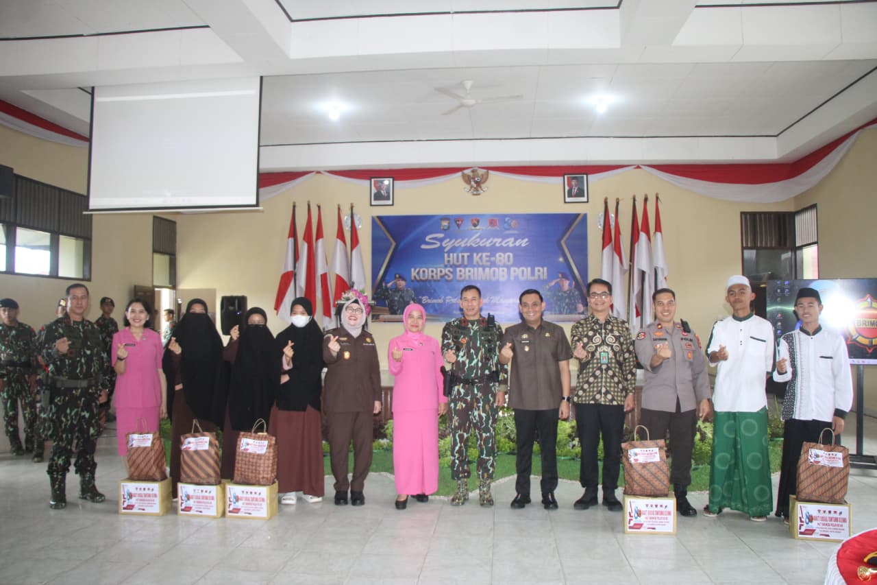 Wakapolres Parepare Hadiri Syukuran HUT ke 80 Korps Brimob Polri, Momentum Perkuat Sinergi dan Pengabdian