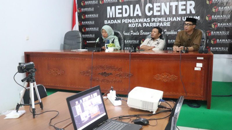 Melalui Diskusi Daring P2P, Bawaslu Kota Parepare Tegaskan Komitmen Wujudkan Pemilu Berintegritas 2029
