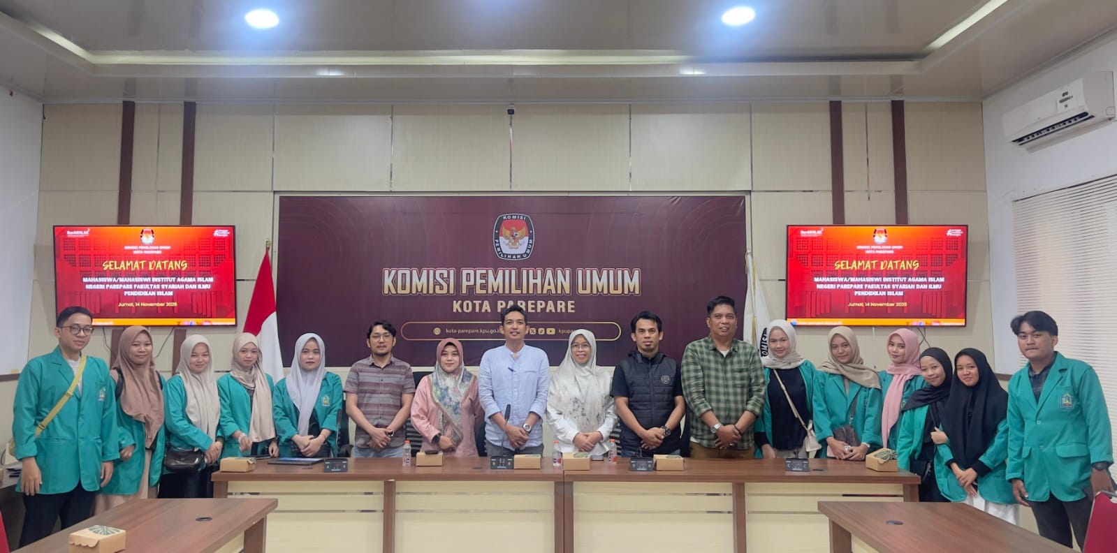 KPU Parepare Terima Kunjungan Silaturahmi Mahasiswa IAIN