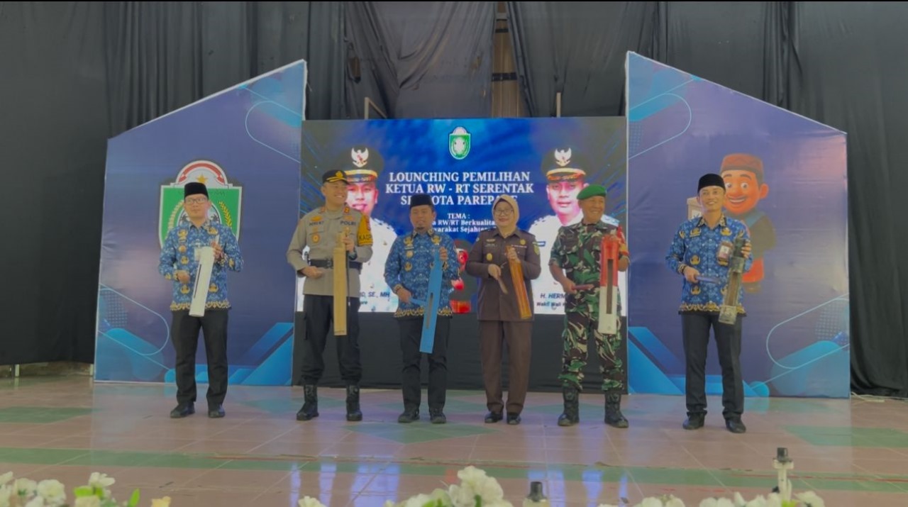 Kapolres Parepare Hadiri Launching Pemilihan Ketua RW RT Serentak