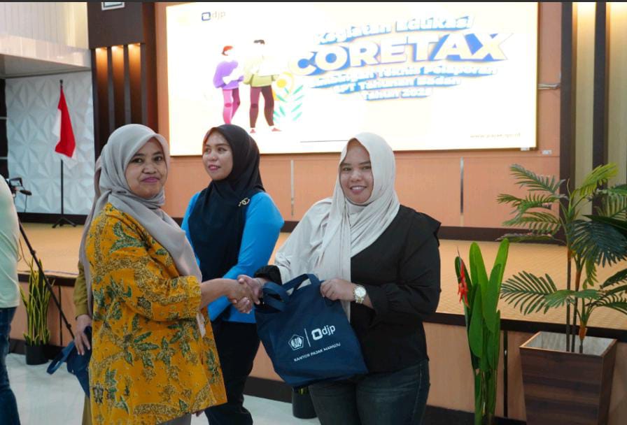 KPP Mamuju Gelar Bimtek Pelaporan SPT Badan Melalui Coretax