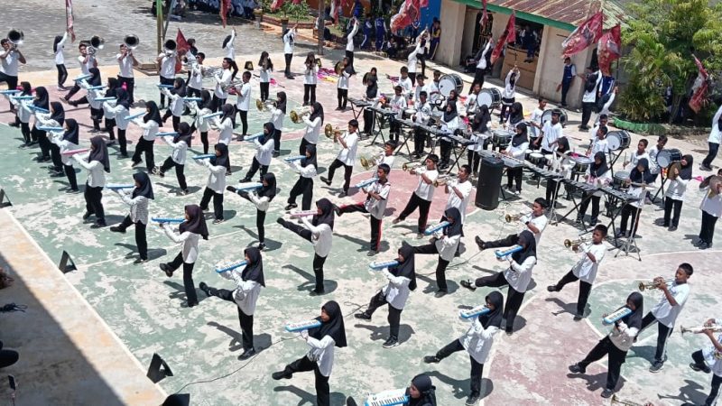 SMPN 1 Pangkajene Gelar Konser Pamit Ikut Marching Band Tingkat Nasional