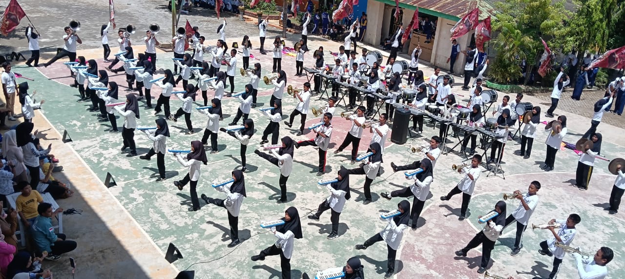 SMPN 1 Pangkajene Gelar Konser Pamit Ikut Marching Band Tingkat Nasional