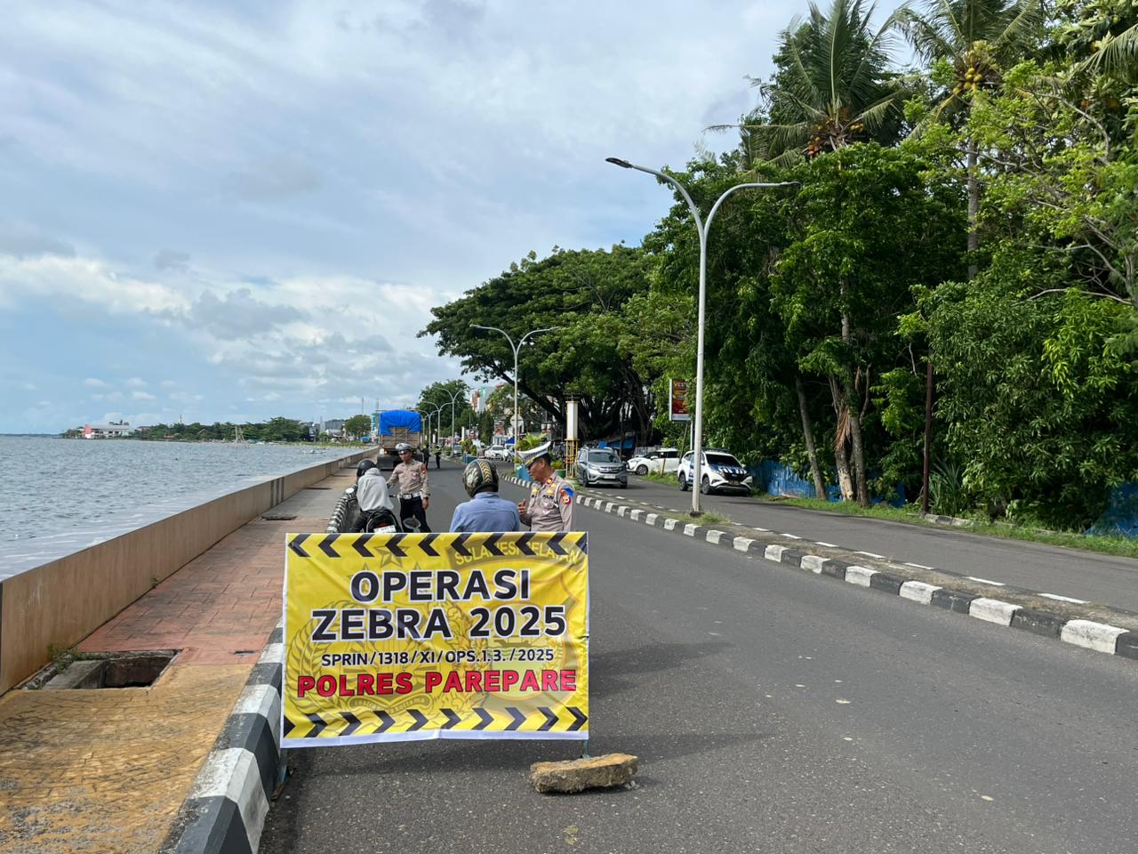 Satlantas Polres Parepare Libatkan Propam-Samapta saat Operasi Zebra Pallawa
