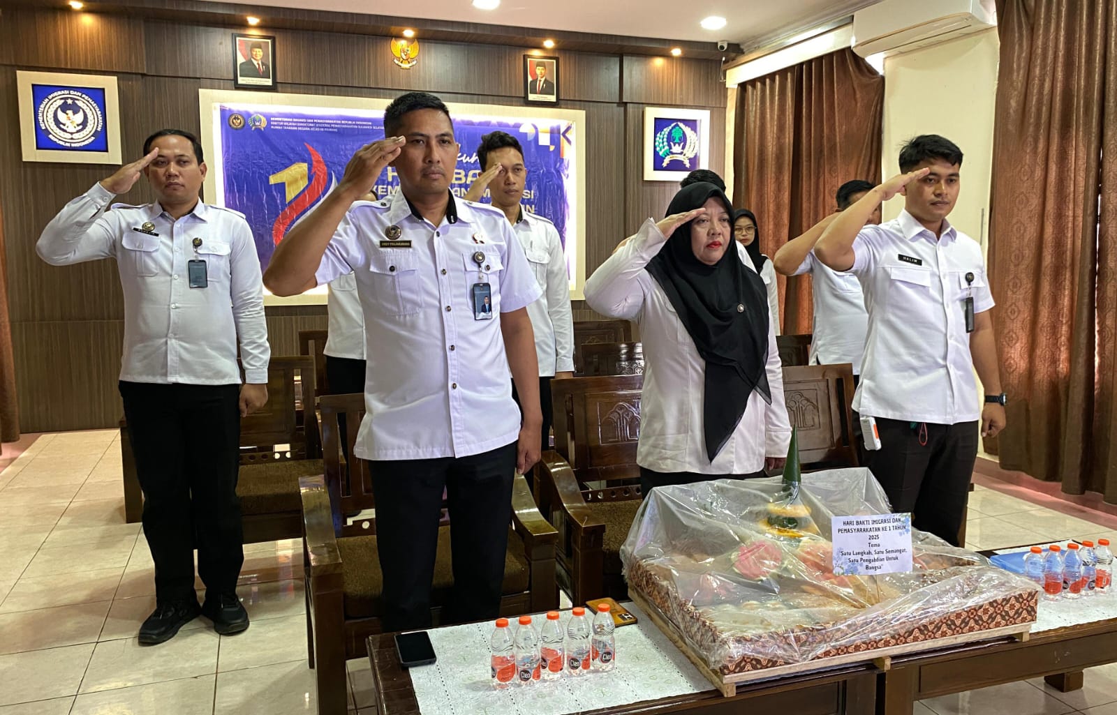 Satu Pengabdian untuk Bangsa, Rutan Pinrang Turut Peringati Hari Bakti ke-1 Kemenimipas 