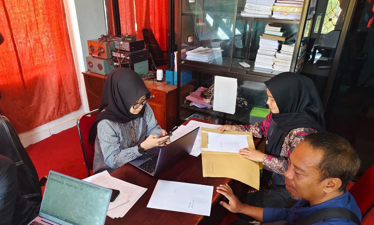 KP2KP Lasusua Edukasi Aktivasi Akun Coretax Pegawai BPBD Kolaka Utara
