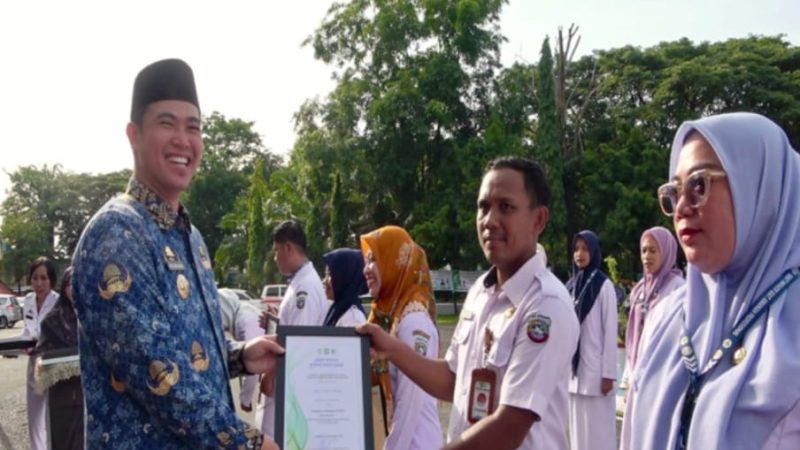 HKN ke 61, Bupati Pangkep MYL Serahkan Penghargaan kepada 21 Nakes Teladan