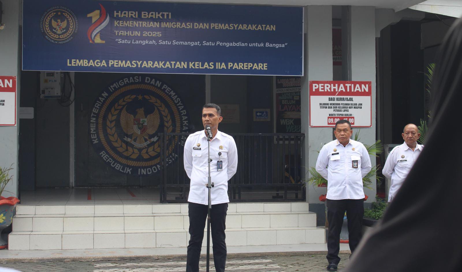 Lapas Parepare Gelar Apel Pagi dan Sambut Peserta Magang Batch 2 Kemenaker RI