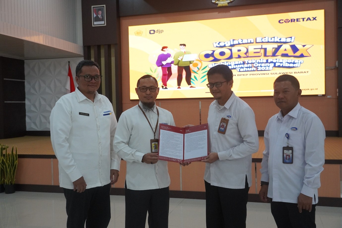 Pajak Mamuju Gelar Edukasi Pelaporan SPT Tahunan Menggunakan Coretax