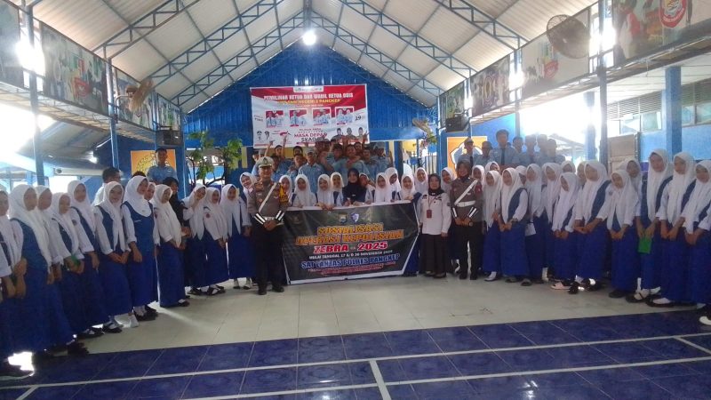 Satlantas Polres Pangkep Sosialisasi Operasi Zebra di SMKN 2, Ingatkan Pelajar Tertib Berlalu Lintas