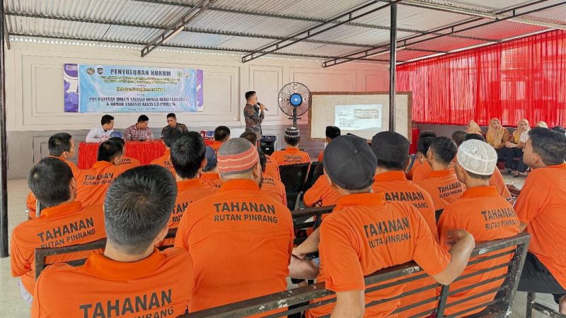 Rutan Pinrang Gelar Penyuluhan Hukum, Warga Binaan Dibekali Pengetahuan Bantuan Hukum dan Regulasi Pemasyarakatan