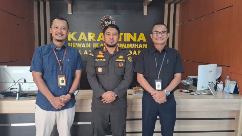 Jalin Sinergi, Pajak Kendari Audiensi ke Balai Karantina Sulawesi Tenggara