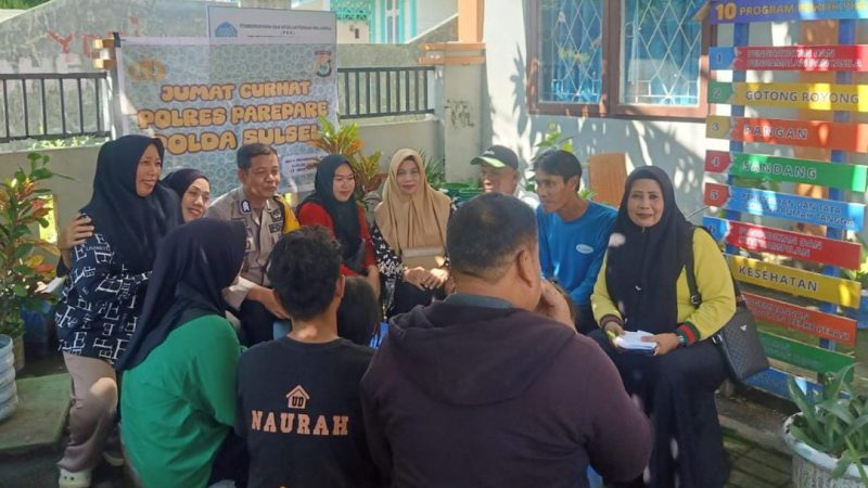 Jumat Curhat Polsek Bacukiki: Warga Minta Patroli Sentuh Kelompok Pemuda yang Kerap Nongkrong di Pantai Lumpue