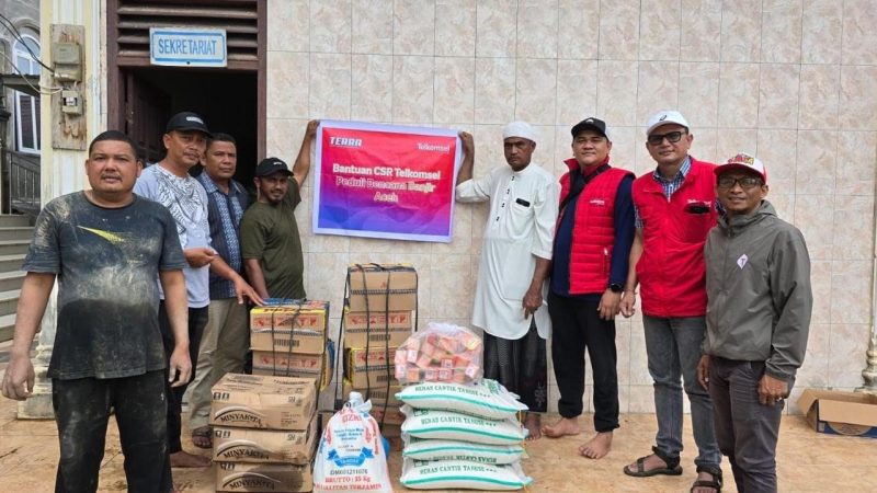 Telkomsel Salurkan Bantuan Sosial dan Percepatan Pemulihan Jaringan di Aceh, Sumatera Utara, dan Sumatera Barat