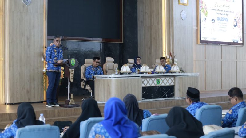 Wakil Bupati Barru Launching Intervensi Protein Hewani Telur Bagi Rumah GRI GASPOL