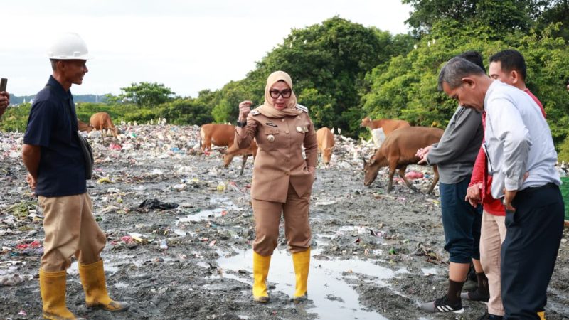 Optimalisasi Pengelolaan Sampah, Bupati Barru Tinjau TPA Sampah Bottolai 