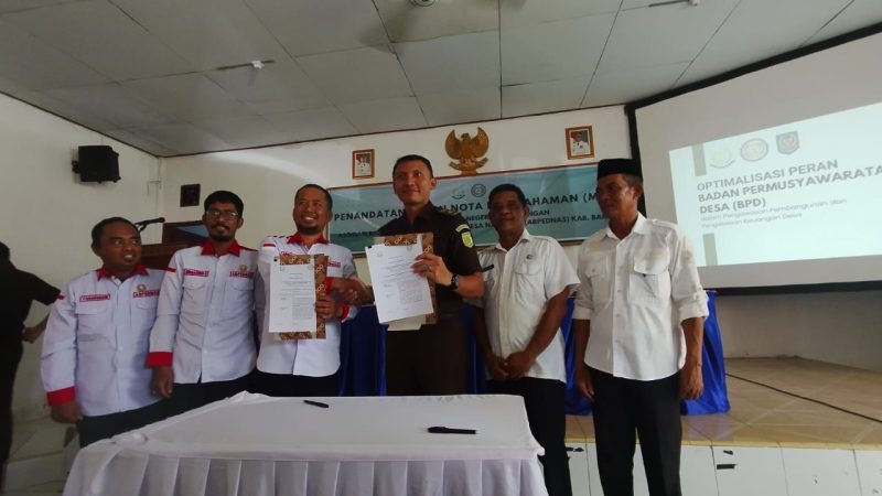 Kejari & ABPEDNAS Barru teken MoU Program Jaga Desa: Perkuat Tata Kelola dan Transparansi Penggunaan Dana Desa