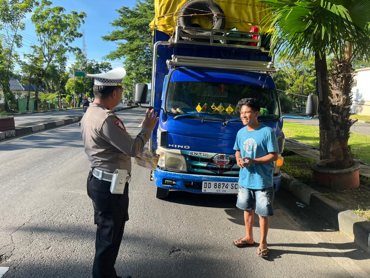 Selama Operasi Zebra Pallawa 2025, Sat Lantas Polres Barru Jaring 733 Pelanggaran Lalu Lintas