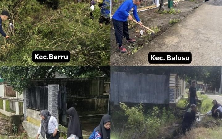 Bupati dan Wakil Bupati Barru Apresiasi Kegiatan Rabu Bersih Mengakar Hingga Tingkat Desa & Kelurahan