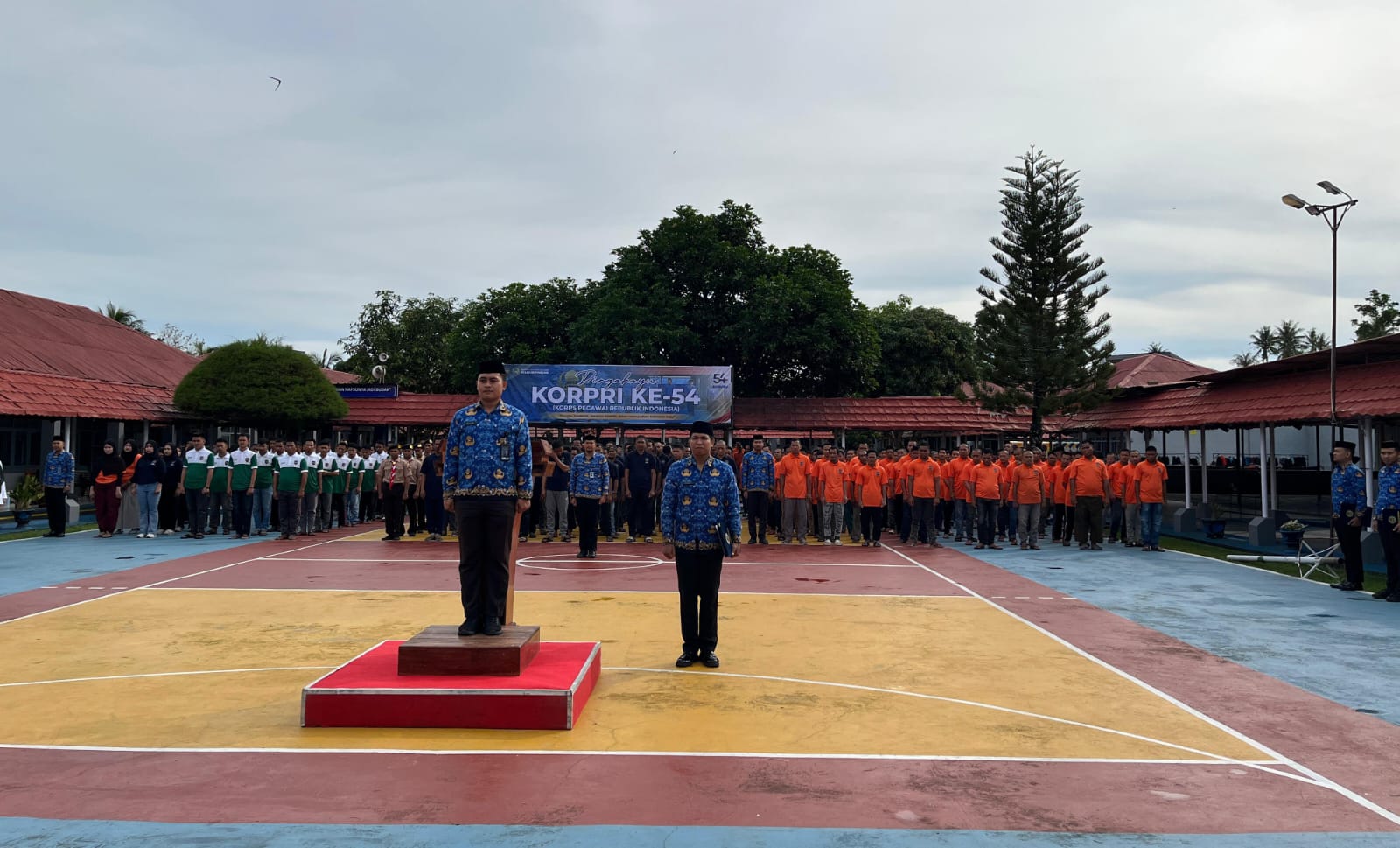 Mewujudkan Indonesia Maju, Rutan Pinrang Gelar Upacara Peringatan HUT ke-54 KORPRI