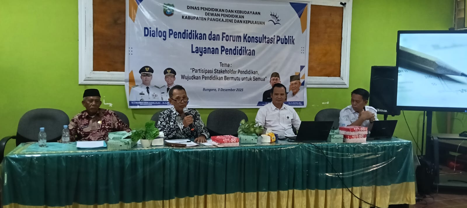 Dewan Pendidikan Pangkep Gelar Dialog di SMKN 1