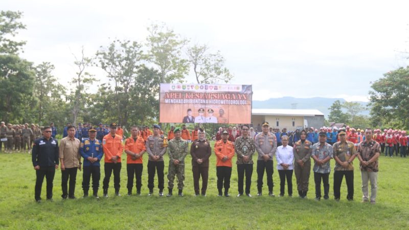 Kapolres Parepare bersama Forkopimda, Dampingi Walikota di Apel Kesiapsiagaan Bencana Hidrometeorologi