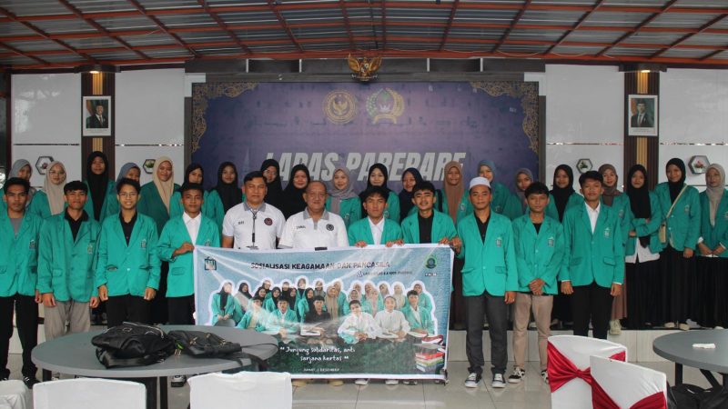 31 Mahasiswa PAI IAIN Jurusan PAI Sosialisasi Pancasila dan Keagamaan di Lapas Parepare