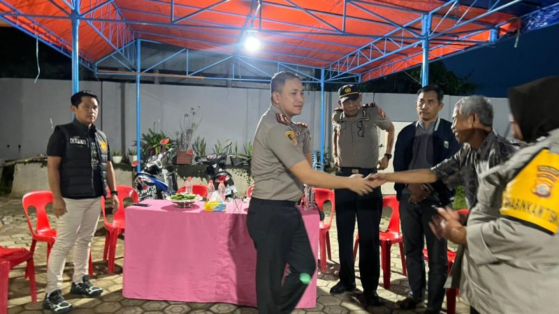 Jelang Operasi Lilin 2025, Kapolres Parepare Tinjau Pengamanan Ibadah di Gereja