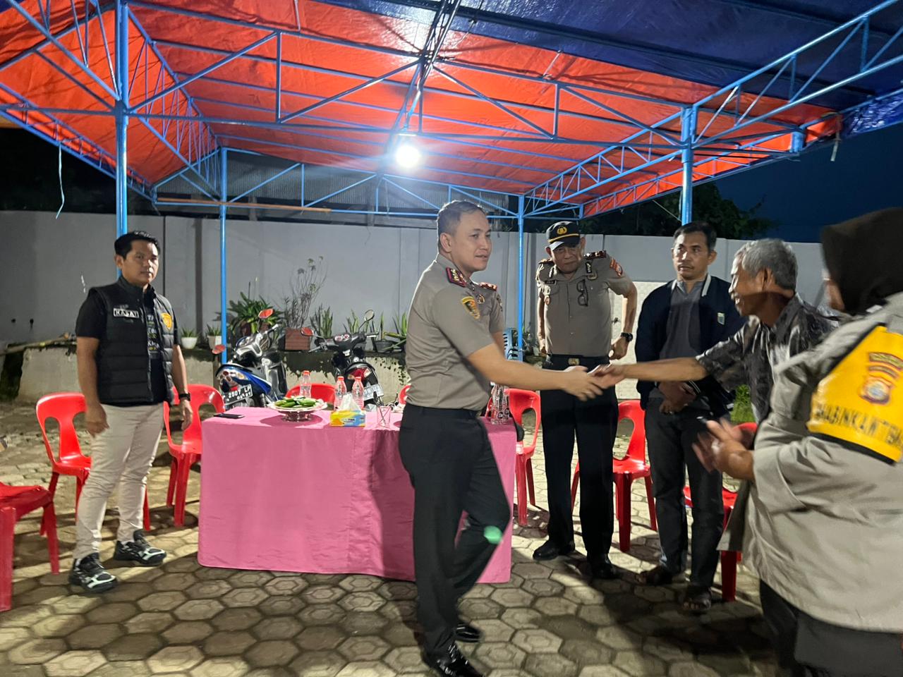 Jelang Operasi Lilin 2025, Kapolres Parepare Tinjau Pengamanan Ibadah di Gereja