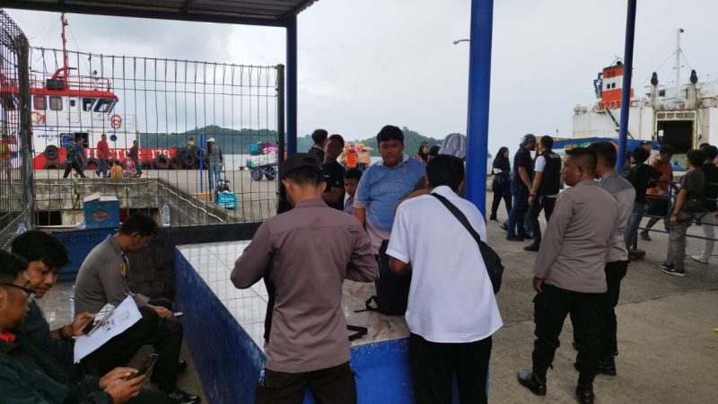 Queen Soya Berlabuh Turunkan 1.060 Penumpang, Polsek KPN Perketat Pengamanan Jelang Akhir Tahun