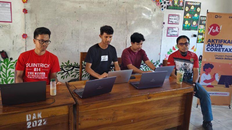 Jalin Sinergi, KP2KP Pasangkayu dengan PGRI Dapurang Gelar Layanan Aktivasi Coretax DJP