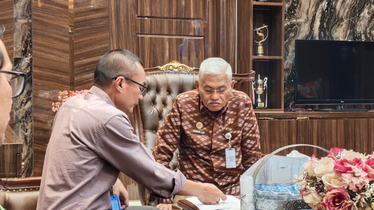 Jalin Sinergi, Pajak Kendari Audiensi dengan Sekda Sulawesi Tenggara