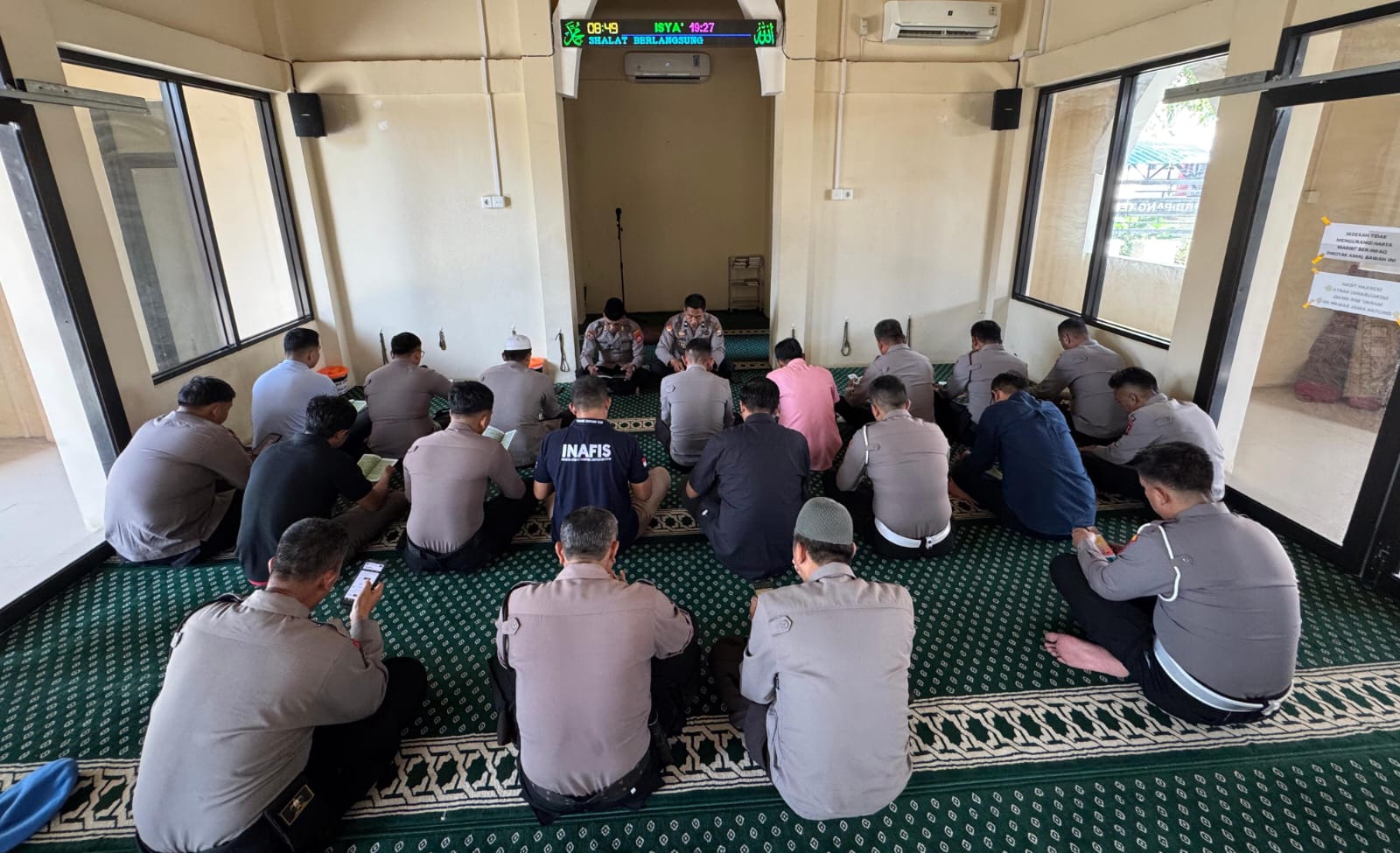 Binrohtal Polres Pangkep, Tingkatkan Keimanan dan Ketakwaan Personol