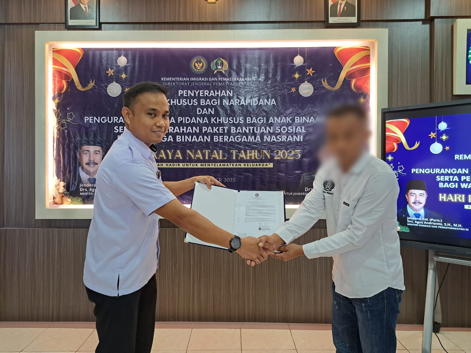 Suka Cita Natal, Satu Orang Warga Binaan Rutan Pinrang Peroleh Remisi Khusus Natal 2025