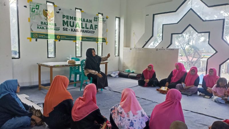 Baznas Pangkep Beri Pembinaan Intens Berkelanjutan kepada Muallaf