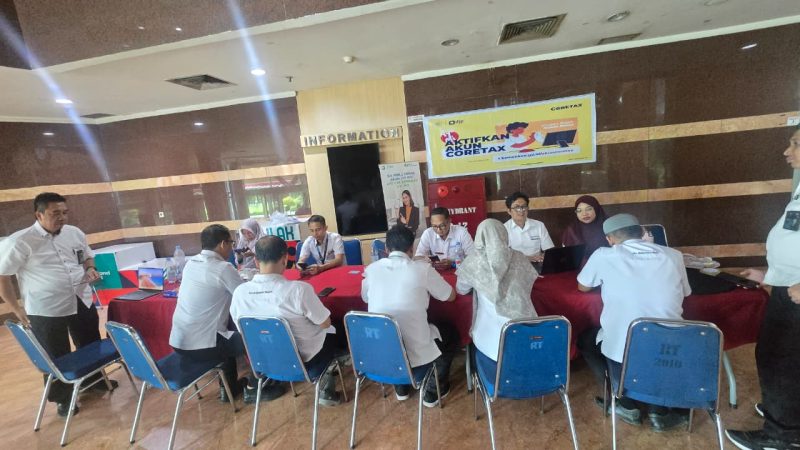 KPP Pratama Maros Hadirkan Pojok Pajak di Kawasan PT Semen Tonasa