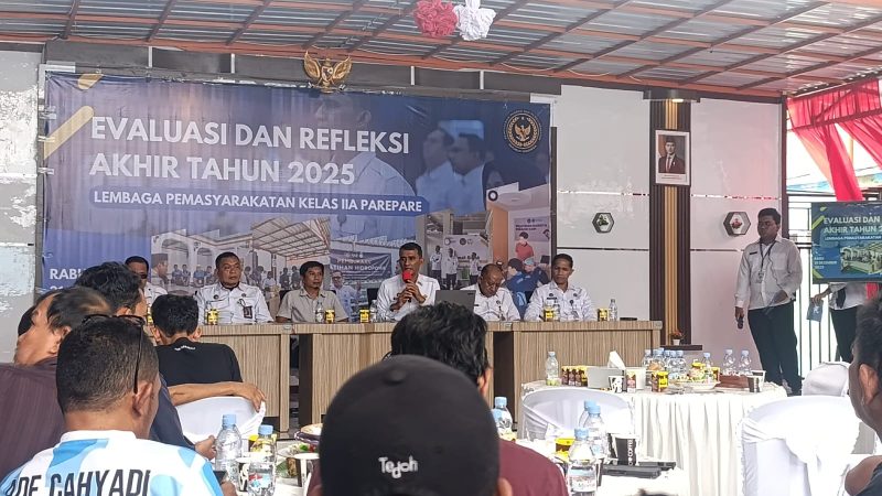 Refleksi Akhir Tahun, Kalapas Parepare Paparkan Capaian Kinerja Tahun 2025