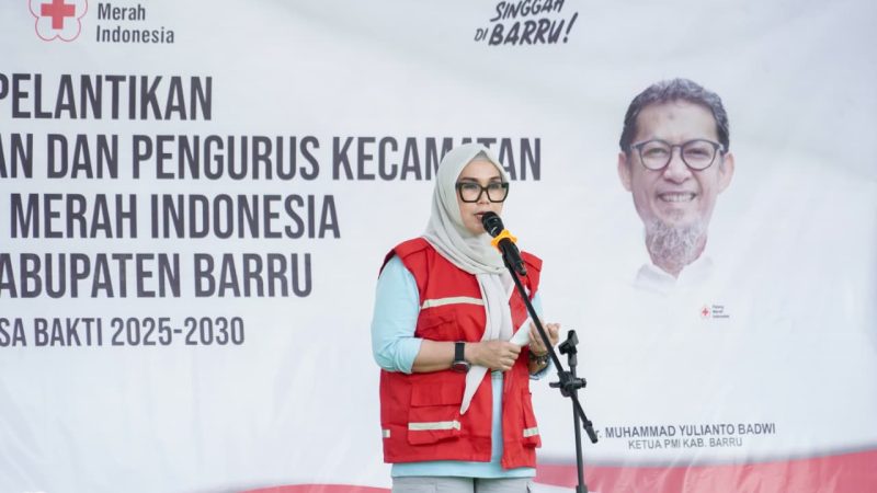 Momentum Pelantikan Pengurus, Bupati Barru Tekankan Peran PMI Tidak Hanya Sebatas Urusan Donor Darah