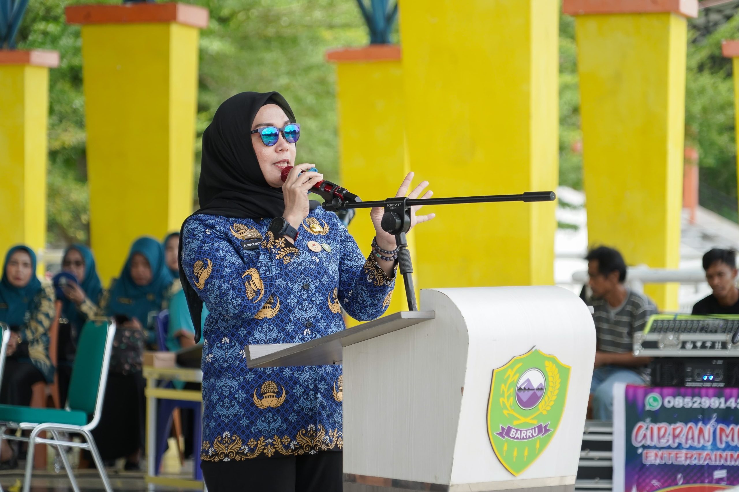 Porseni PKK Barru Berlangsung Meriah, Bupati Barru Tegaskan Komitmennya Dukung Kegiatan PKK