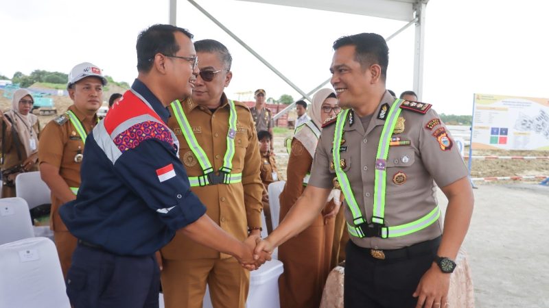 Kapolres Barru Hadiri Peresmian Pembangunan Sekolah Rakyat Secara Terpusat oleh Presiden Prabowo Subianto