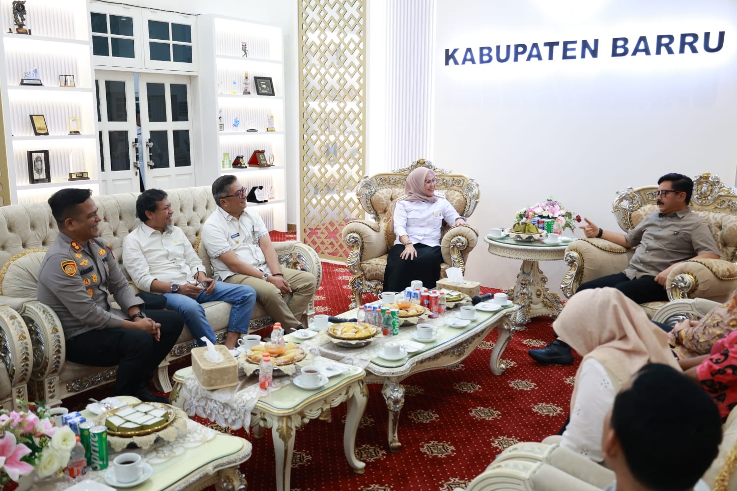 Pererat Silaturahmi, Bupati & Wakil Bupati Barru Sambut Kunjungan Mantan Panglima TNI Hadi Tjahjanto